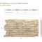 Ekena Millwork 49"W x 25 1/2"H x 1 1/4"D Acadia Ledge Stacked Stone, StoneWall Faux Stone Siding Panel, Sandstone PNU24X48ALSD - alternate 3